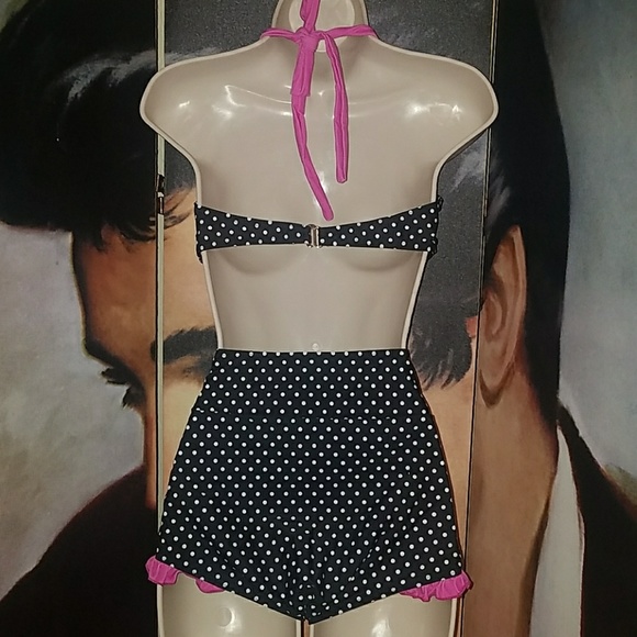 Banjo Cake Anchor High Waist Vintage Anchor Bikini - Picture 7 of 8